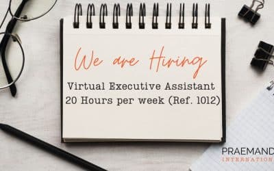 Virtual Assistant – 20 hours per week (Ref 1012)